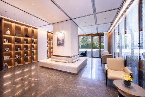 Posezení v ubytování Atour Hotel Changsha Financial Center Chazishan Road