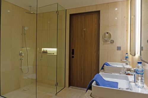 Koupelna v ubytování Golden Tulip Springhill Lampung