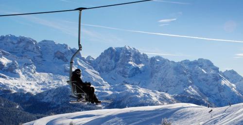 Camping Dolomiti during the winter