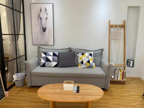 Posezení v ubytování 重庆云山民宿Clouds B&B in Jiefangbei