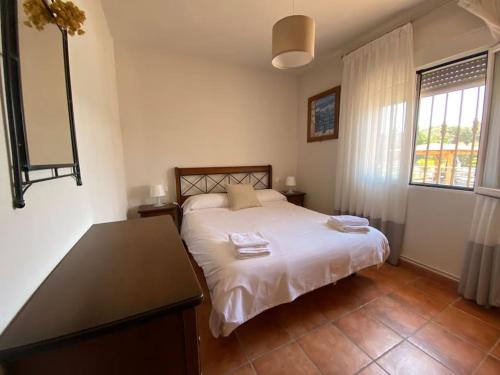 Postel nebo postele na pokoji v ubytování Luz de Luna