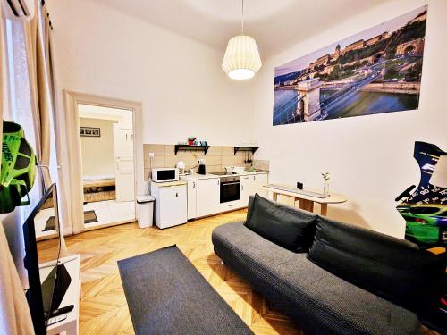 Kuchyňa alebo kuchynka v ubytovaní FREE PARKING Sega Rally Apartment