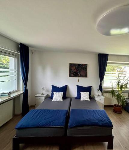 Katil atau katil-katil dalam bilik di Ferienhaus Silva-Körfer