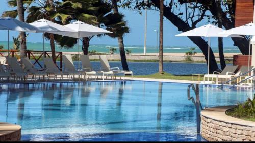 Bazén v ubytování Jatiuca Suítes Resort FLAT nebo v jeho okolí