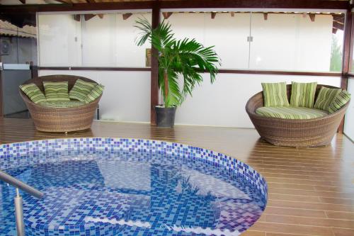 Kolam renang di atau dekat dengan Pousada Villamor Nudista Liberal Adult Only