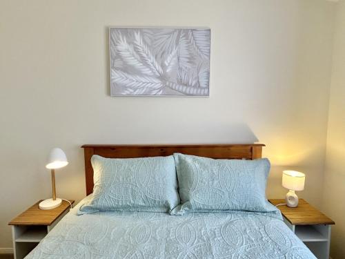 Katil atau katil-katil dalam bilik di Diamond Shores - Entire Home in Balgowan