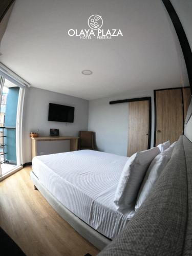 Katil atau katil-katil dalam bilik di Hotel Olaya Plaza