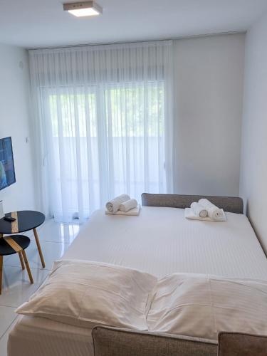 Postel nebo postele na pokoji v ubytování Green Diamond