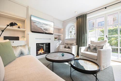 Posezení v ubytování Dansk Skuul Haus 4