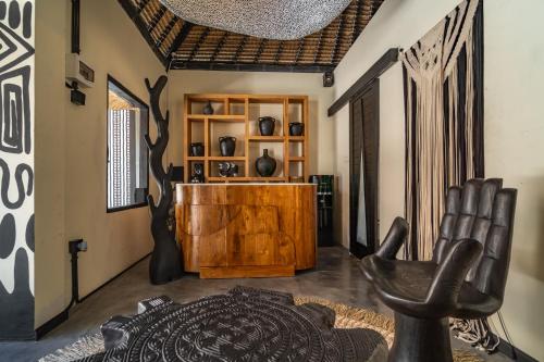 Χώρος καθιστικού στο Dara Boutique Hotel