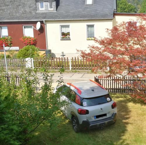 Zahrada ubytování Ferienwohnung Spatzennest