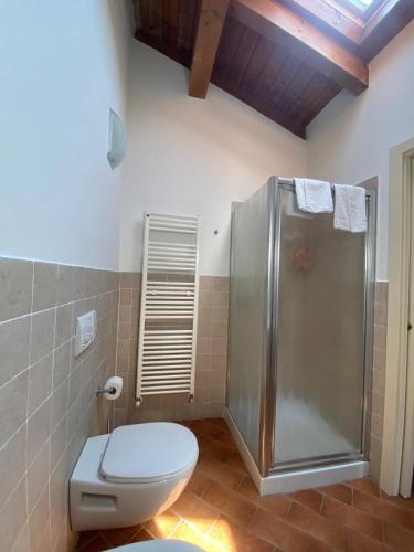 Koupelna v ubytování Foresteria dell'Errante