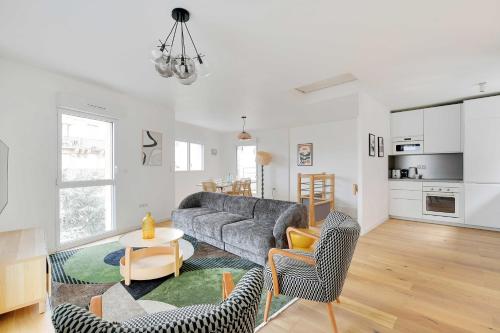 Chic Duplex with Rooftop -3BD-6P- Nogent-sur-Marne