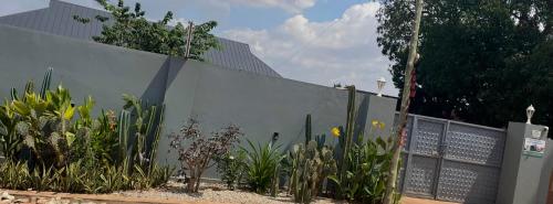 Jardín al aire libre en Bruks Guest House
