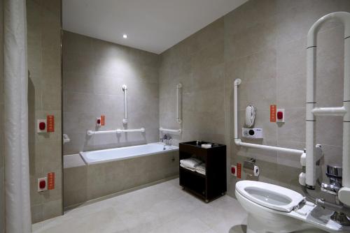 Koupelna v ubytování K Hotel Taipei II