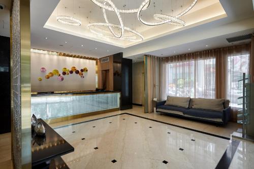 Bazén v ubytování K Hotel Taipei II nebo v jeho okolí