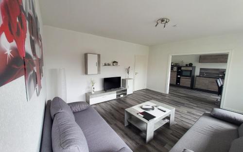 Kuchyň nebo kuchyňský kout v ubytování Gästehaus Veldhausen