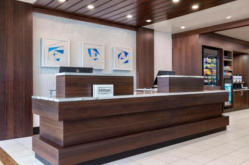 Vstupní hala nebo recepce v ubytování Hilton Garden Inn Boise Spectrum