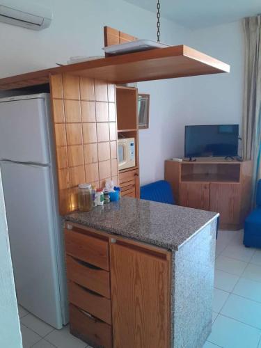 Kuchyň nebo kuchyňský kout v ubytování Seaside Getaway