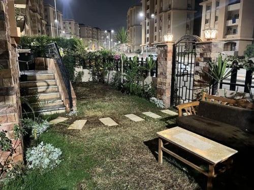 apartment with Garden & Private access in Gardenia City Compound for families only