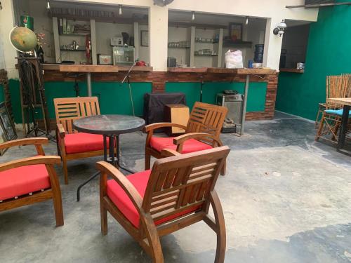 Χώρος καθιστικού στο home stay ADKK