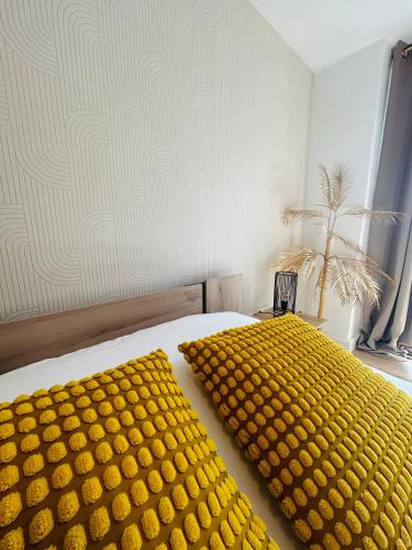 Ruang duduk di Hotel Les Orangers