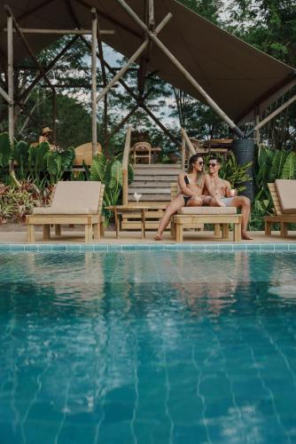 Bazén v ubytování Glamping Entre Rios nebo v jeho okolí