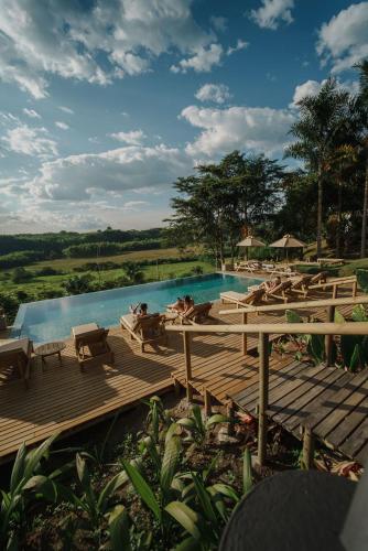 Bazén v ubytování Glamping Entre Rios nebo v jeho okolí