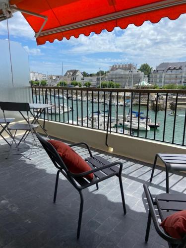 Studio La Baule vue port du Pouliguen