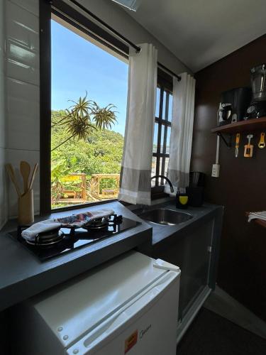 Η κουζίνα ή μικρή κουζίνα στο Pousada Morada Porto Verde