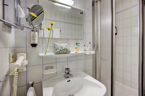 Koupelna v ubytování Ringhotel Sonnenhof