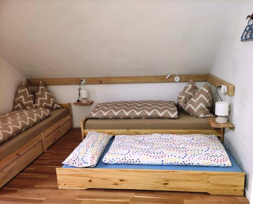 Postel nebo postele na pokoji v ubytování Apartment Anna mit Ladestation für E-Autos