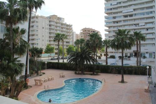 Bazén v ubytování Excelsior Beachfront Apartment Calpe nebo v jeho okolí