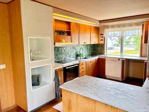 A cozinha ou cozinha compacta de Villa söder om Varberg