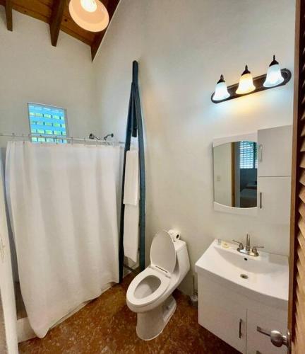 Bilik mandi di Casa M - Downtown Caribbean Home
