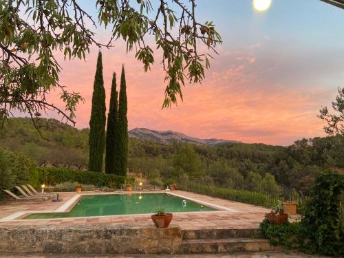 Swimmingpoolen hos eller tæt på Mas de Les Olles