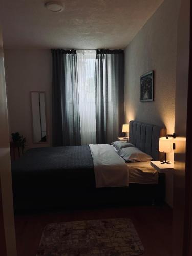 Cama o camas de una habitación en Travnik Nostalgia Apartment