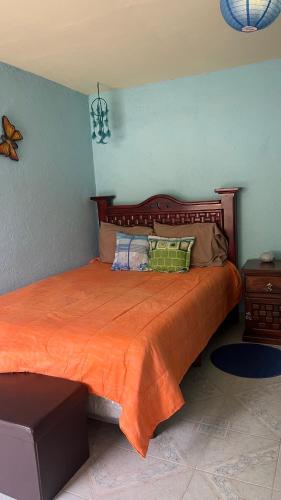 Ένα ή περισσότερα κρεβάτια σε δωμάτιο στο Villa Rooms