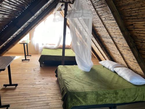 Voodi või voodid majutusasutuse Chalet El Edén toas