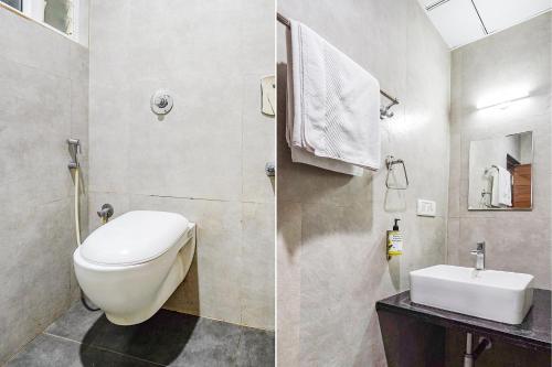 Ένα μπάνιο στο FabHotel Rove Inn & Suites - Nr Thammenahalli Village