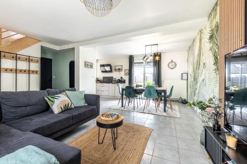 Posezení v ubytování Maison familiale 6 personnes