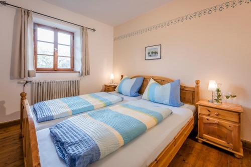 Postel nebo postele na pokoji v ubytování Möderlhof
