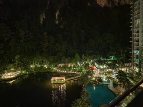 Landskap semula jadi dekat dengan apartmen
