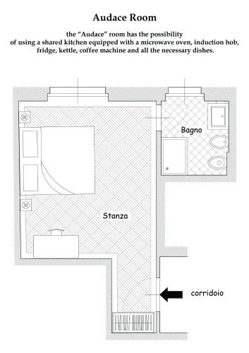Κάτοψη του Garibaldino Rooms