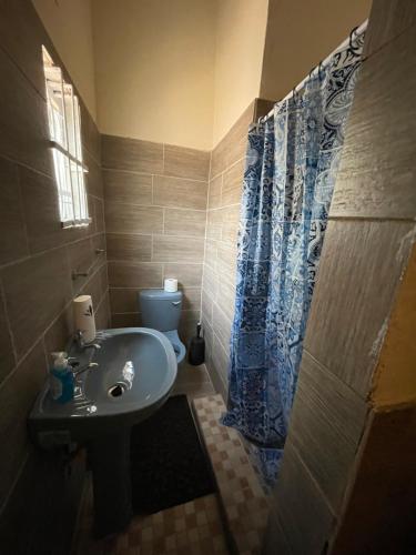 Ένα μπάνιο στο Abrama Bed And Breakfast