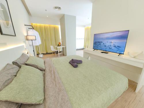 En eller flere senge i et værelse på Panoramic City - Bangsar South Mid Valley