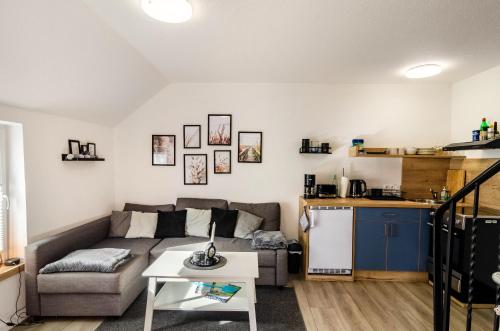 Χώρος καθιστικού στο Ferienwohnung Didi