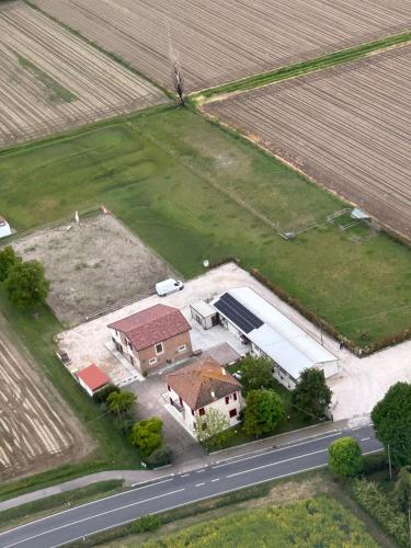 Letecký snímek ubytování Villa pace D'oro