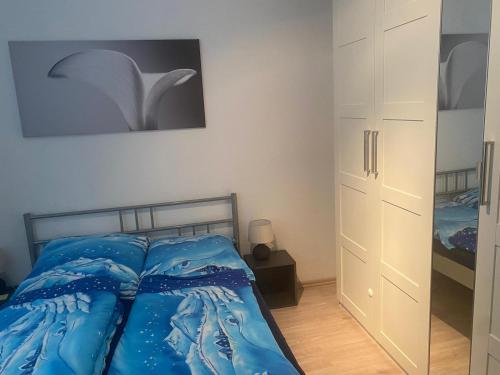 Postel nebo postele na pokoji v ubytování Am Steinberg - Söhesten