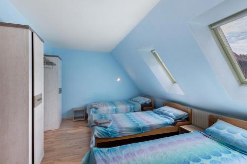 Ένα ή περισσότερα κρεβάτια σε δωμάτιο στο Hotel Neue Krone - Markt Erlbach